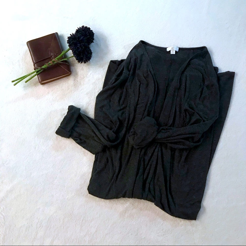 Charming Charlie Long Cardigan Size XL Gray